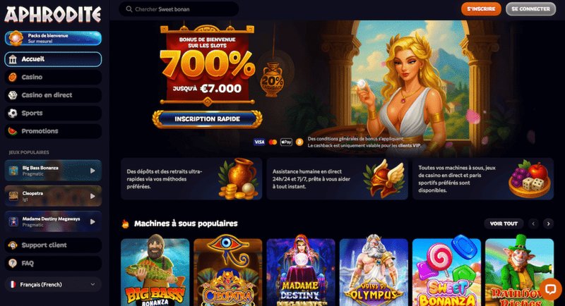 Image: Découvrez les Offres de Casino en Ligne de l'Aphrodite Casino France